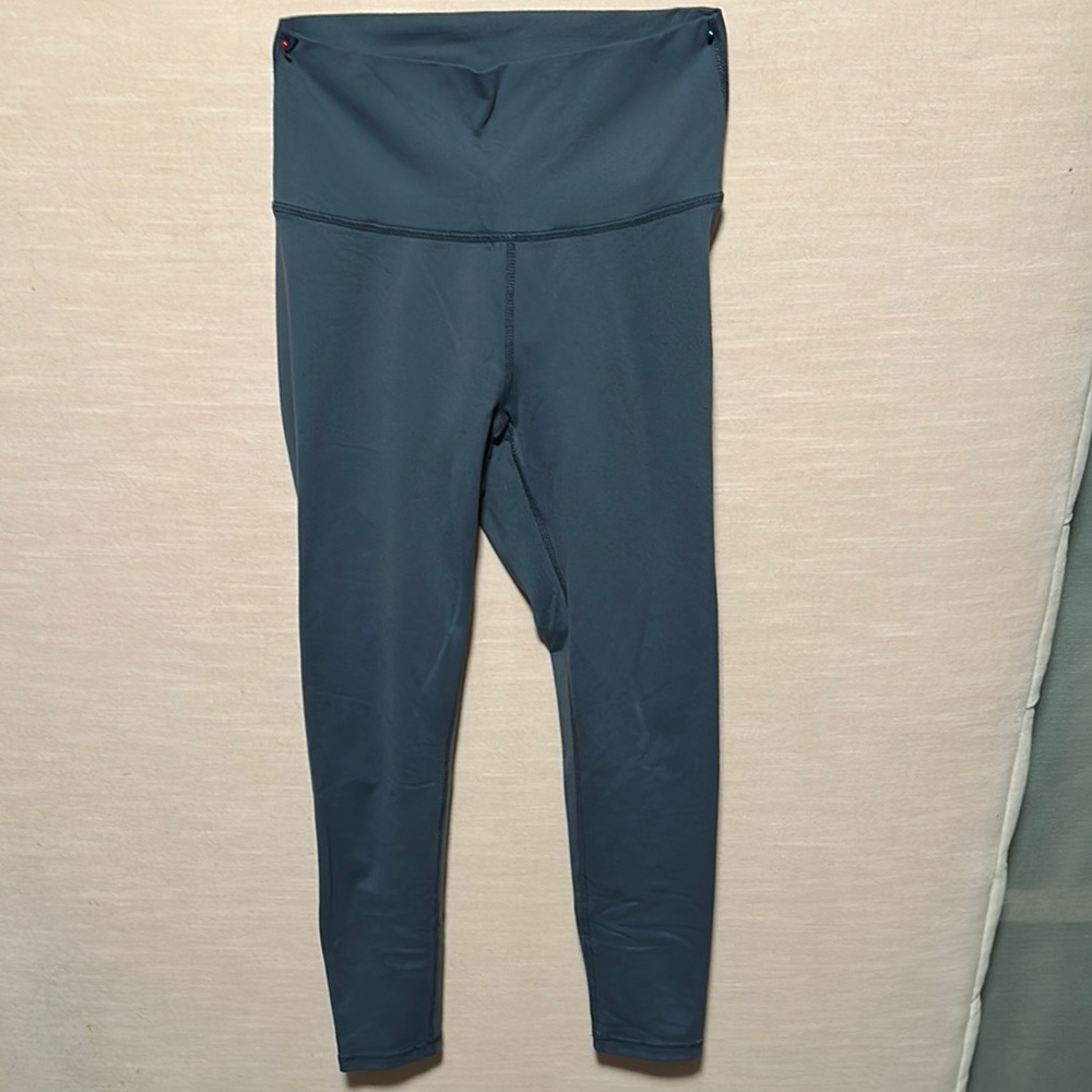 High-Waisted Blue Leggings